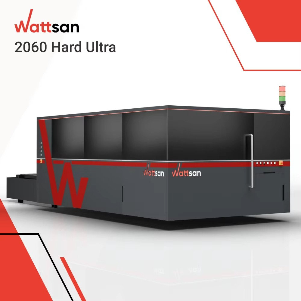 Industrial Laser Cutter For Metal - WATTSAN 2060 Hard Ultra CNC Fiber