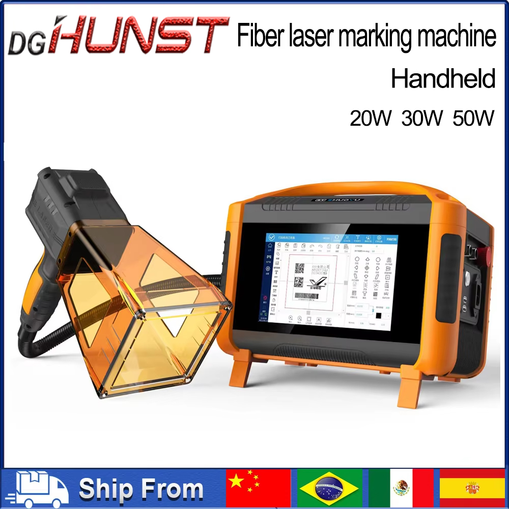 Industrial Laser Cutting Machine - DGHUNST 30W Portable Hand-held Fiber Laser