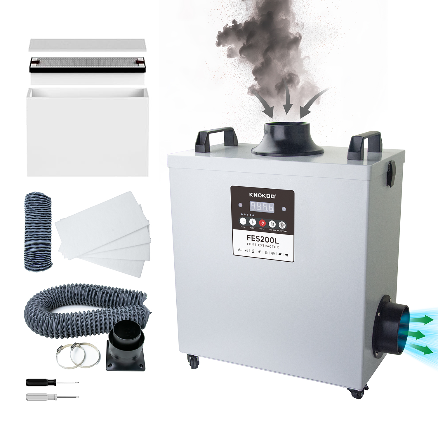 Laser Fume Extractor with Exha - Industrial Laser Fume Extractor recensione e prezzo