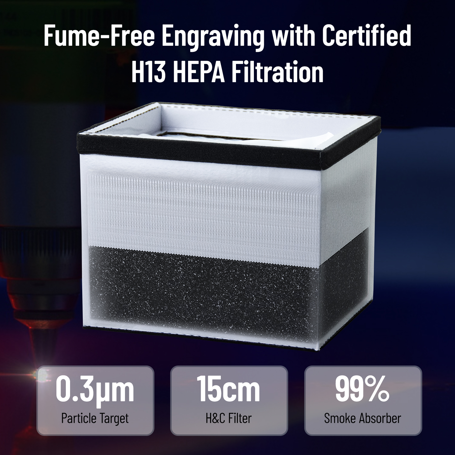 Desktop Smoke Air Purifier,Fum - Industrial Laser Fume Extractor recensione e prezzo