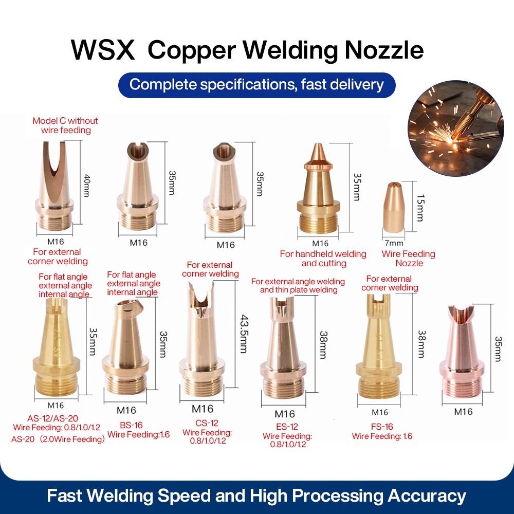 WSX Laser Welding Gun Nozzle M - Industrial Laser Head recensione e prezzo