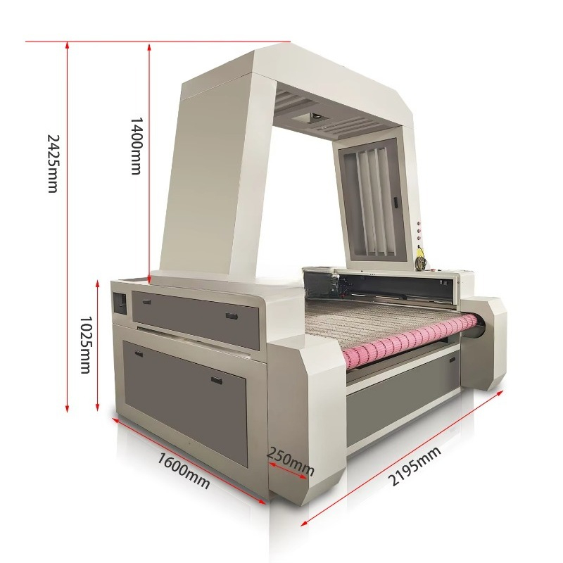 1610 CCD Camera Laser Cutting  - Industrial Laser Fabric Cutting Machine recensione e prezzo