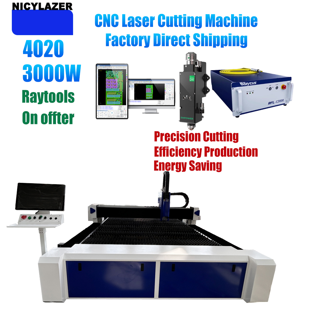 NICYLAZER CNC 3000W 4020 Fiber - Industrial Laser Cutter For Metal recensione e prezzo