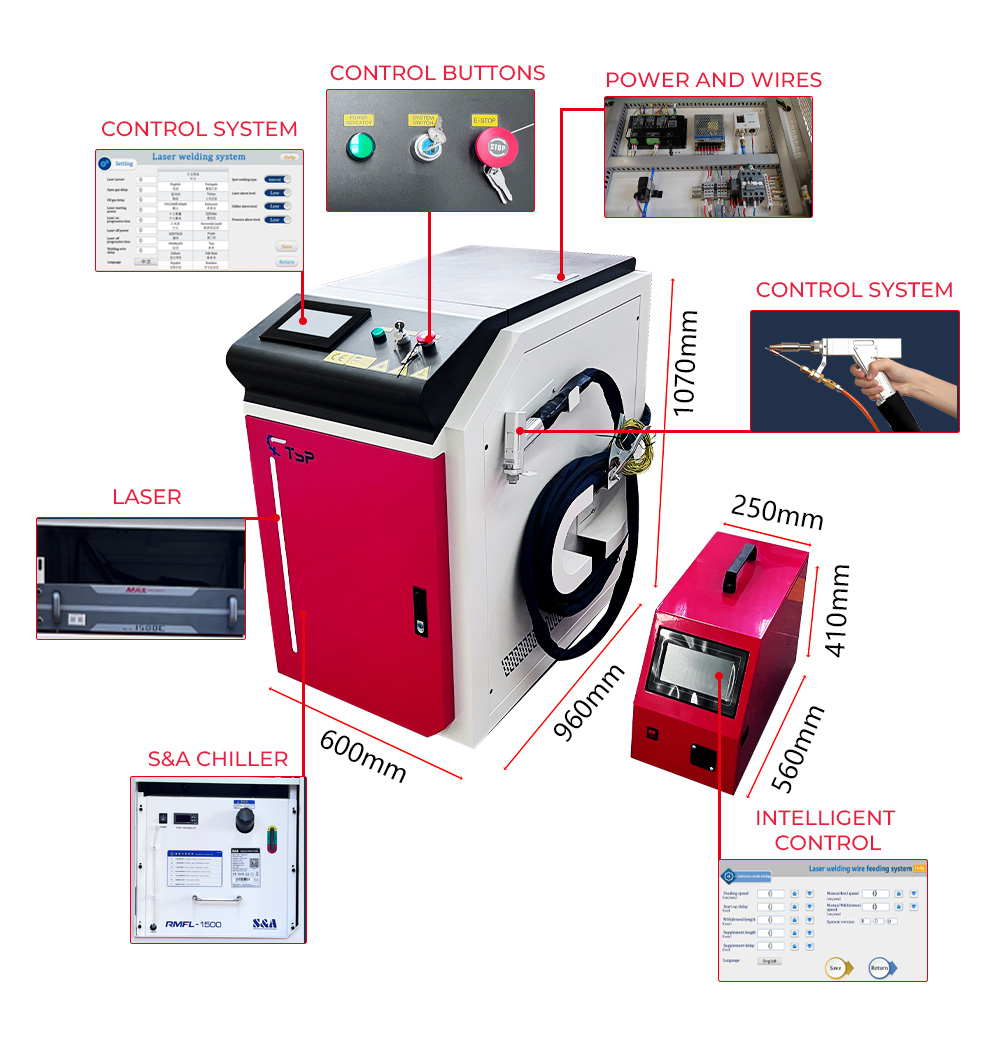 Factory Direct Sales 1000w 200 - Industrial Laser Welding Machine For Sale recensione e prezzo
