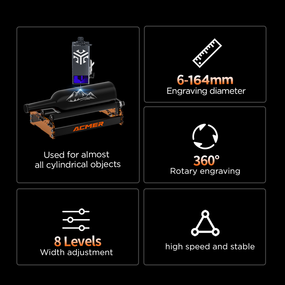 ACMER M3 Laser Rotary Roller 3 - Industrial Laser Cutting Machine recensione e prezzo