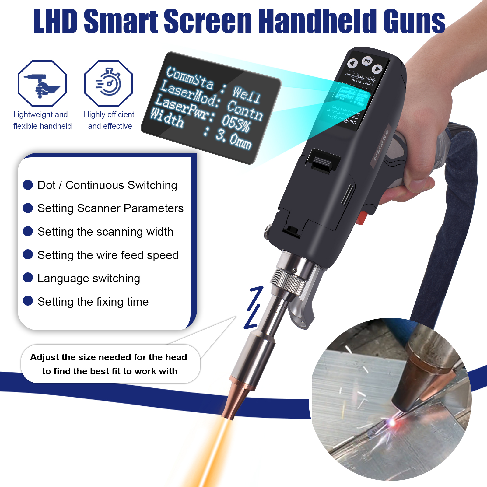 3000W 4 IN 1 Fiber Laser Weldi - Industrial Laser Welding Machine Hand Held recensione e prezzo
