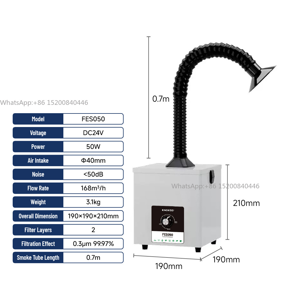 Industrial-Grade Solder Fume E - Industrial Laser Fume Extractor recensione e prezzo