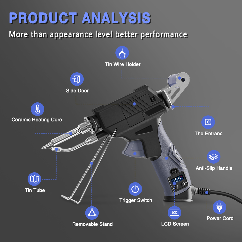 NEWACALOX180-500°C Digital Dis - Industrial Laser Welding Tool recensione e prezzo