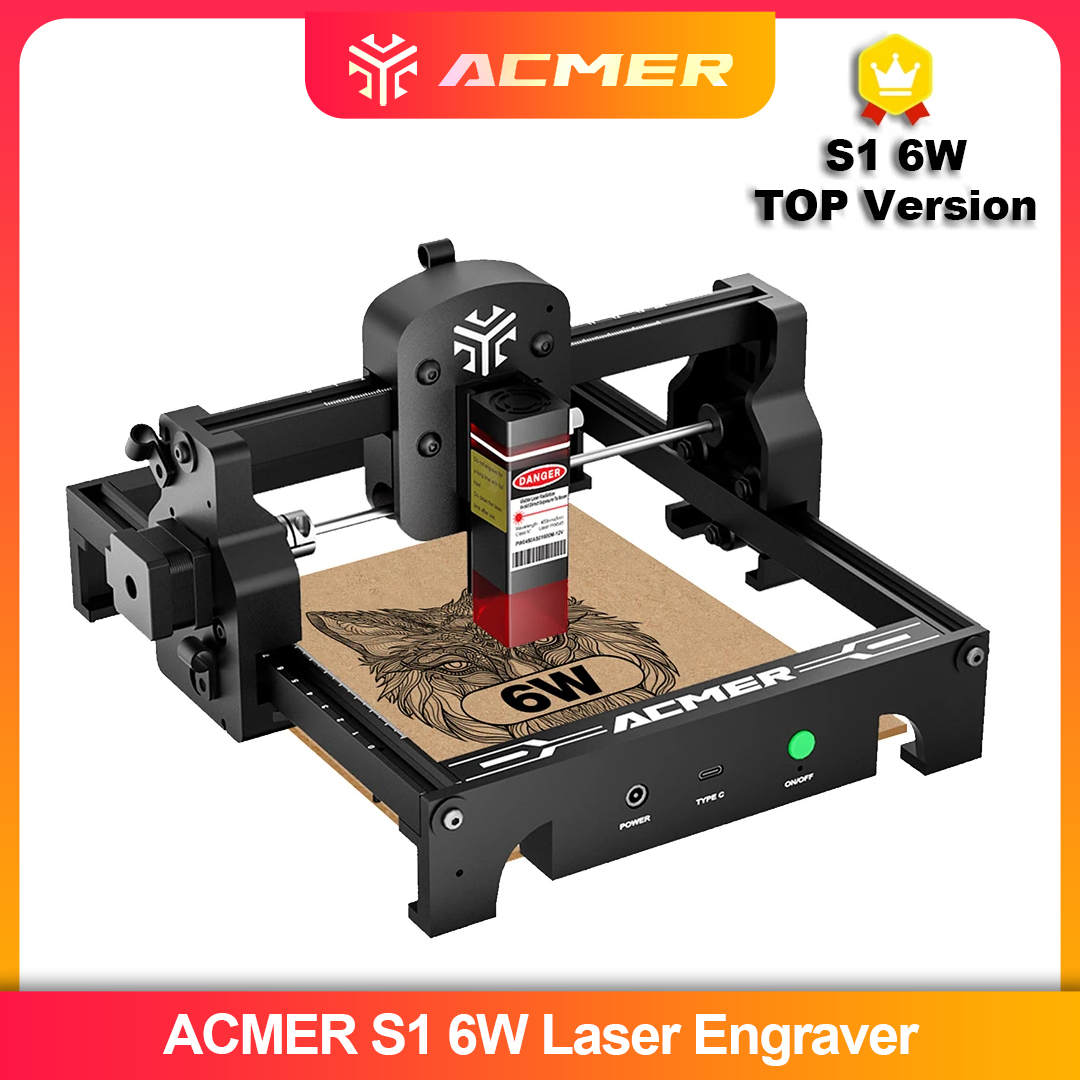 ACMER S1 2.5/3.5/6W Laser Engr - Industrial Laser Cutting Machine recensione e prezzo